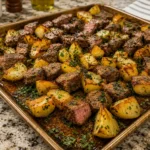 Sheet Pan Steak Bites and Potatoes
