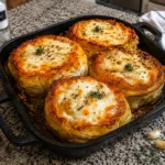 Cheesy Baked Cabbage Steaks