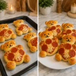 Teddy Bear Pizza Buns