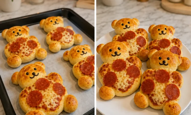 Teddy Bear Pizza Buns