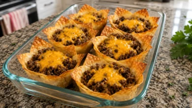 Beef Taco Cups
