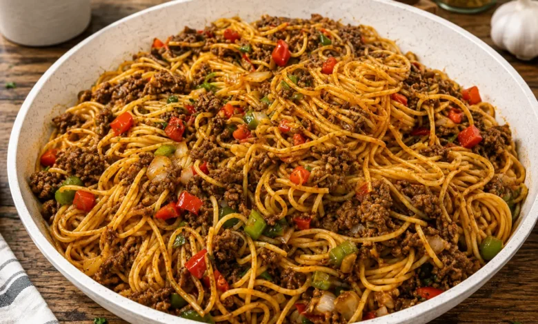 Creamy Dirty Spaghetti