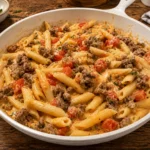 Creamy Rotel Pasta Fiesta