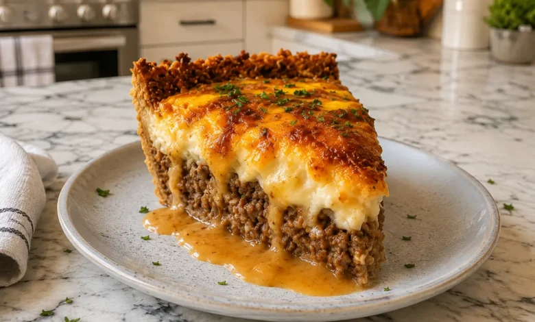 Mashed Potato and Meatloaf Pie