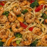 One Tray Shrimp & Vegetable Pasta