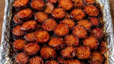 Brown Sugar Glazed Sausage Bites