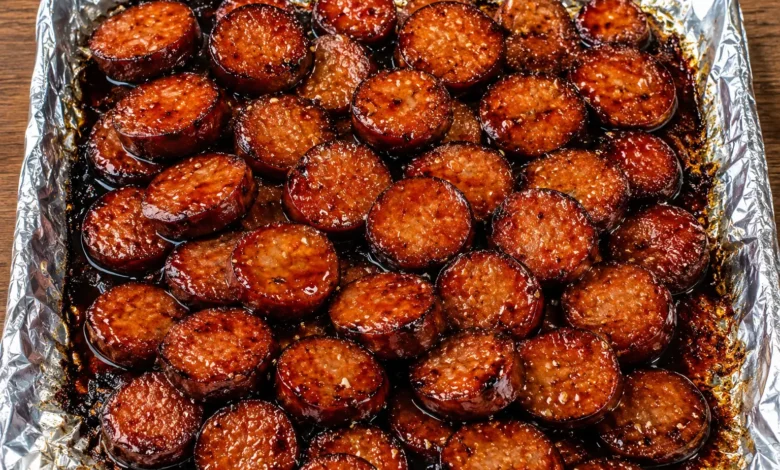 Brown Sugar Glazed Sausage Bites