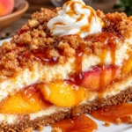 Peach Cobbler Cheesecake