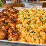 Italian Herb Chicken Rotini in Four-Cheese Alfredo Cream Sauce