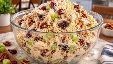 Cranberry Pecan Chicken Salad
