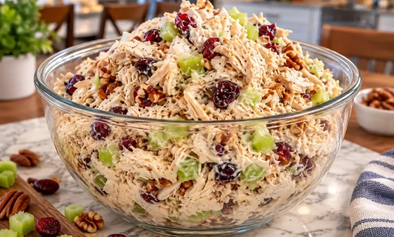 Cranberry Pecan Chicken Salad