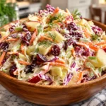 Apple Cranberry Coleslaw