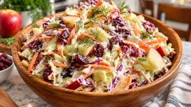 Apple Cranberry Coleslaw