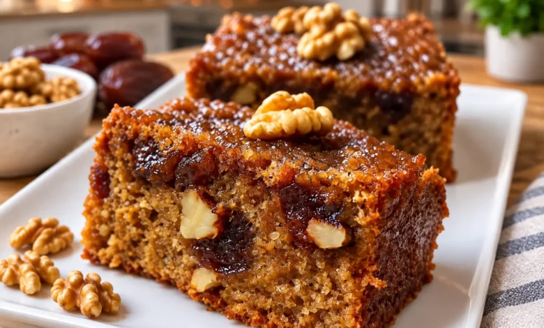 Date and Walnut Cake