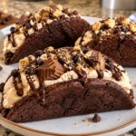 Brownie Peanut Butter Tacos