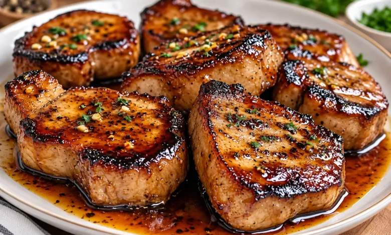 Brown Sugar Baked Beef Chops