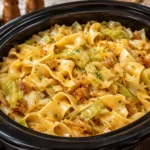 Crockpot Cabbage and Noodles