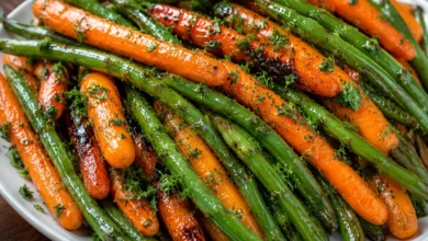 Honey Glazed Carrots & Green Beans Recipe