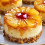 Mini Pineapple Upside Down Cheesecakes – Easy Tropical Dessert