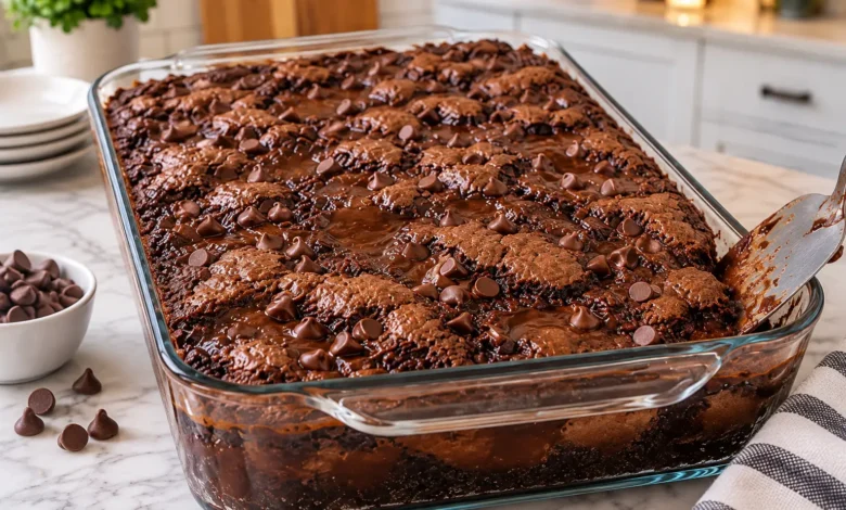 Chocolate Brownie Pudding Cake