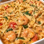 Seafood Pasta with Crawfish Crab and Shrimp