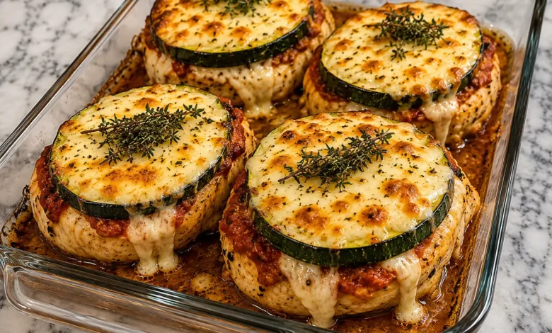 baked Zucchini Parmesan