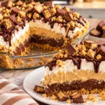 Decadent Giant Reese’s Peanut Butter Cup Pie