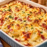 Cheesy Ham Potato Casserole