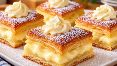 Custard-Filled Pastry Squares