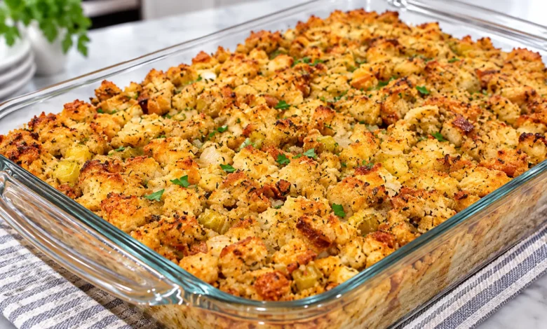 Creamy Chicken and Stuffing Casserole