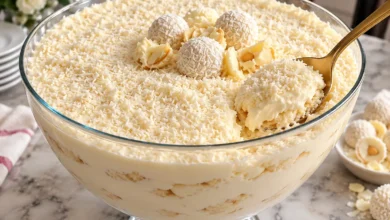 Easy No-Bake Raffaello Dessert Cups