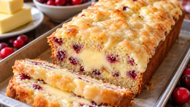 Cream Cheese Cranberry Loaf
