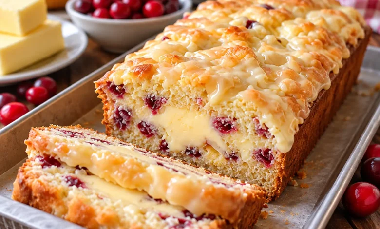 Cream Cheese Cranberry Loaf