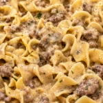 Creamy Beef Stroganoff Casserole